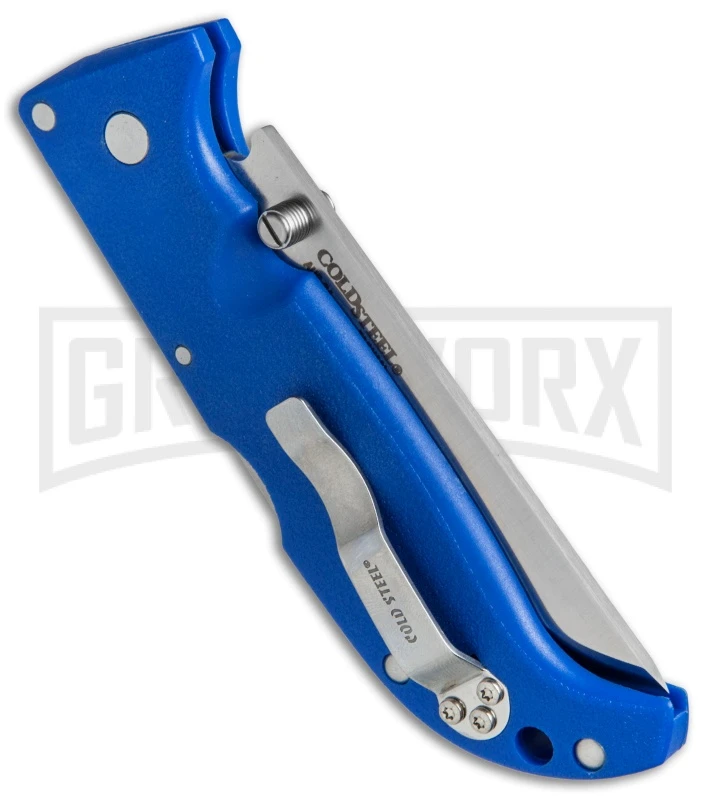 Cold Steel Blue Finn Wolf Lockback Knife - Satin Plain 3 Cold Steel Blue Finn Wolf Lockback Knife - Satin Plain - Image 3