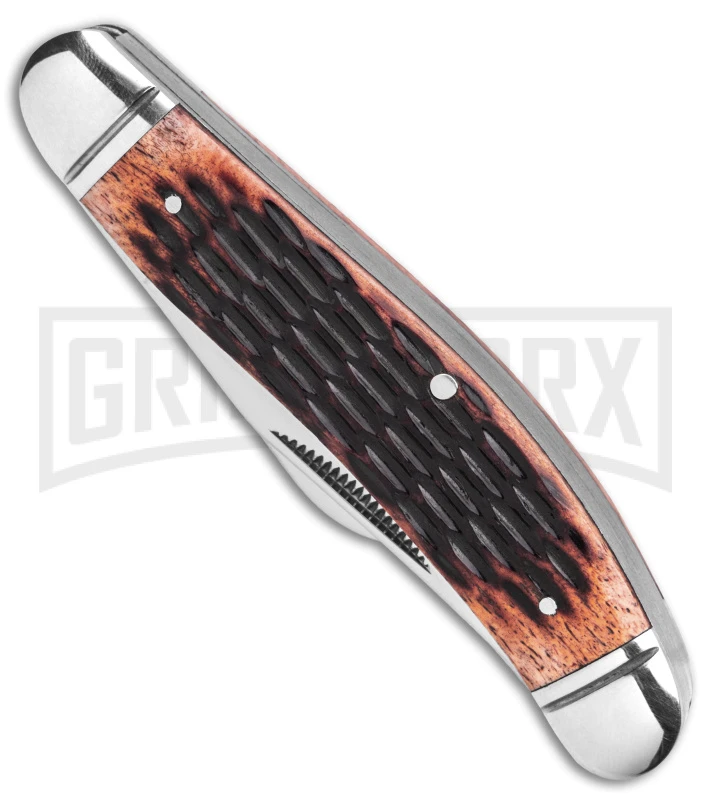 Cold Steel Gentleman's Stockman Jigged Bone Slip Joint Knife (2.5" Satin) 2 Cold Steel Gentleman's Stockman Jigged Bone Slip Joint Knife (2.5" Satin) - Image 2