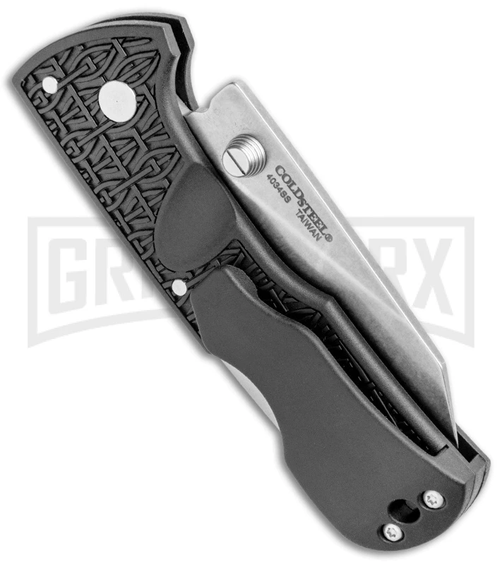 Cold Steel Kiridashi Black GFN Tri-Ad Lock Knife - Stonewash Plain 3 Cold Steel Kiridashi Black GFN Tri-Ad Lock Knife - Stonewash Plain - Image 3