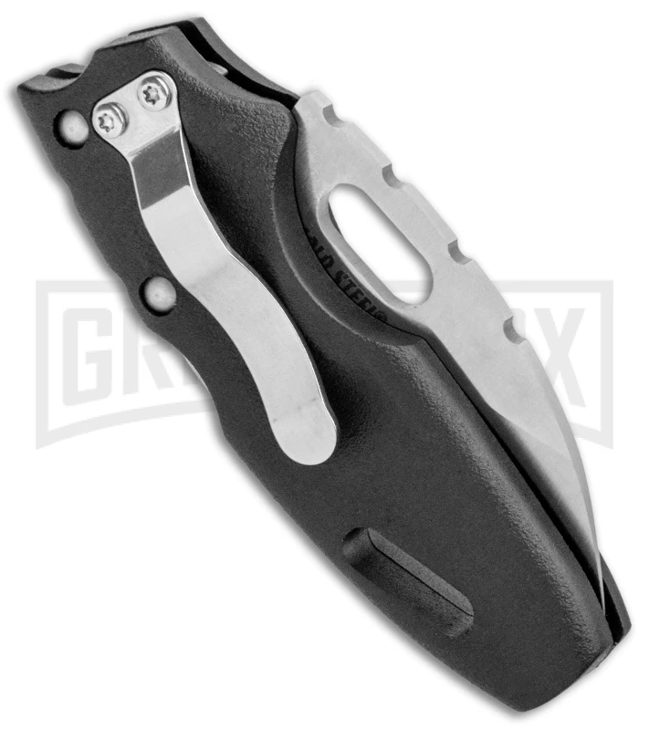 Cold Steel Black Mini Tuff Lite Pocket Knife - Satin Full Serr 3 Cold Steel Black Mini Tuff Lite Pocket Knife - Satin Full Serr - Image 3