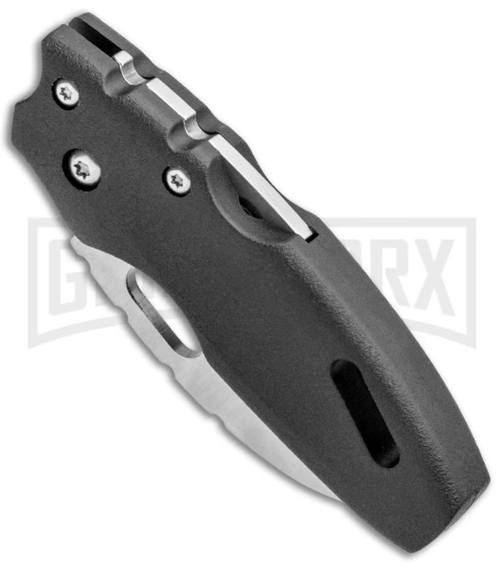 Cold Steel Black Mini Tuff Lite Pocket Knife - Satin Full Serr 2 Cold Steel Black Mini Tuff Lite Pocket Knife - Satin Full Serr - Image 2