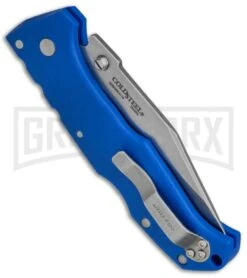 Cold Steel Pro Lite Blue GFN Folding Knife - Clip Point Satin -Grindworx Shop Cold Steel Pro Lite Pro GFN Blue Clip Point 20NSCLU BHQ 51989 jr side large