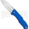 Cold Steel Pro Lite Sport Blue GFN Folding Knife - Satin Plain 4TH18