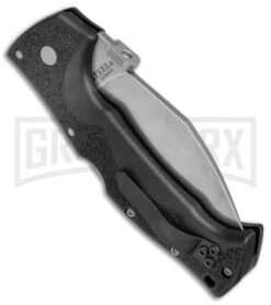 Cold Steel Rajah III Folding Knife - Stonewash Plain -Grindworx Shop Cold Steel Rajah III BB 62KGCM BHQ 5555 jr side 2 large