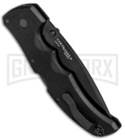 Cold Steel Recon 1 S35VN Folding Knife - Spear Point Black Plain -Grindworx Shop Cold Steel Recon 1 Standard CPM S35VN CS27BS BHQ 83442 jr side large