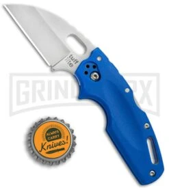 Cold Steel Tuff Lite Blue Folding Knife - Satin Plain -Grindworx Shop Cold Steel Tuff Lite Tri Ad Blue 20LTB BHQ 51967 jr bottlecap 2 large