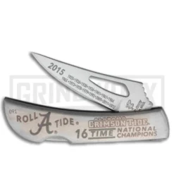 Frost Cutlery Alabama Champs Gray Manual Folding Knife - Satin Plain