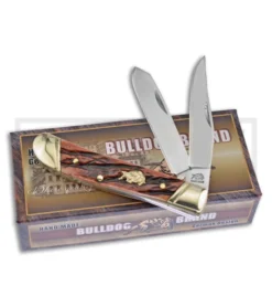 Frost Cutlery Bulldog Little Trapper Brown Pocket Knife