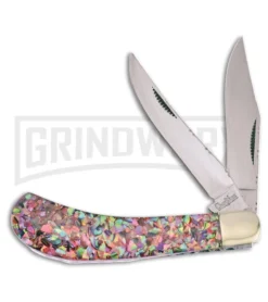 Frost Cutlery Cherokee Stoneworks Saddlehorn Spectrum Pocket Knife