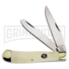 Frost Cutlery Steel Warrior Trapper White Pocket Knife