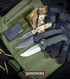 Gerber Auto 06 10th Anniversary Automatic Knife OD Green (3.6" Stonewash) -Grindworx Shop Gerber Empower Automatic Knife Black Armor Grip Black 30 001321 BHQ 81302 kp tactical web large