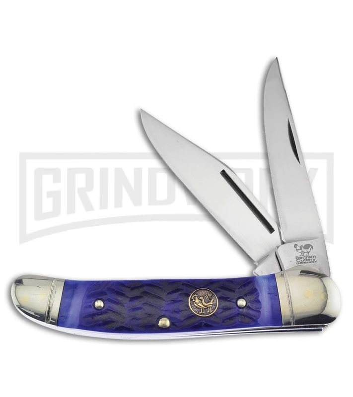Hen & Rooster Copperhead Blue Pick Bone Pocket Knife 1 Hen & Rooster Copperhead Blue Pick Bone Pocket Knife