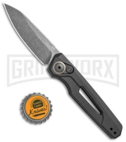 Kershaw Launch 11 Black Aluminum Automatic Knife - Blackwash Plain 8 Kershaw Launch 11 Black Aluminum Automatic Knife - Blackwash Plain -Grindworx Shop Kershaw Launch 11 Auto Black Aluminum Blackwash 7550 BHQ 105982 jr bottlecap large
