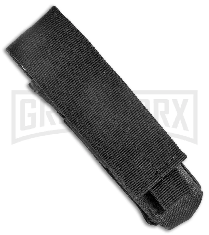 Large Atomic Defender White Automatic Dagger Knife - Two-Tone Plain 4 Large Atomic Defender White Automatic Dagger Knife - Two-Tone Plain - Image 4