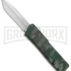 Lightning Digi Camo D/A OTF Automatic Knife - Tanto Satin Serr