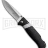 M-Tech USA Blockade Black Pakkawood Lockback Folding Knife - Satin Plain