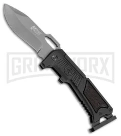 M-Tech Xtreme Bullet Vertical Standing Manual Folding Knife - Gray Plain