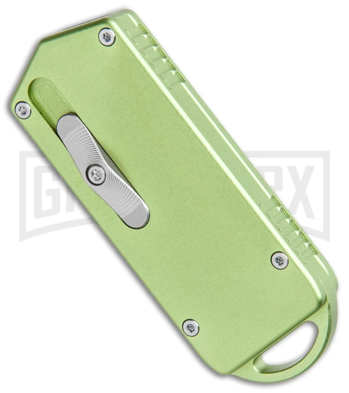 M3 Tactical Tech Rogue Green Aluminum D/A OTF Automatic Knife - Black Plain 2 M3 Tactical Tech Rogue Green Aluminum D/A OTF Automatic Knife - Black Plain - Image 2