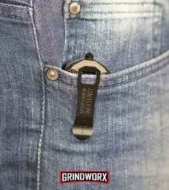 Smith & Wesson Spring Assisted Finger Actuator Tanto OTF Knife - Black Plain -Grindworx Shop MP OTF Spring Assisted Spear Point Knife Gray Black BHQ 80731 kp in pocket web large