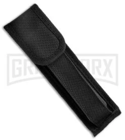 Mago 11" Black Italian Stiletto OTF Automatic Knife - Satin Dagger -Grindworx Shop Mago 11in Italian Stiletto Black Black Satin Dagger GX 37156 jr sheath large