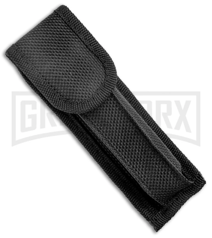 Mago 9" Sim Ivory Italian Stiletto OTF Auto Knife - Dagger Satin Plain 4 Mago 9" Sim Ivory Italian Stiletto OTF Auto Knife - Dagger Satin Plain - Image 4