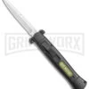 NATO OTF Black Bayonet Knife - Satin Plain