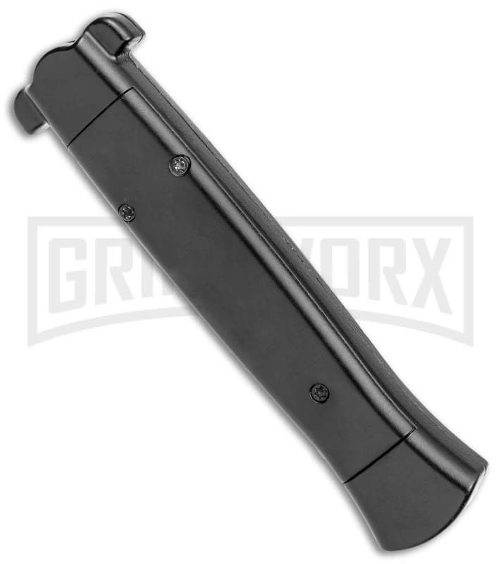 NATO OTF Black Bayonet Knife - Satin Plain 3 NATO OTF Black Bayonet Knife - Satin Plain - Image 3
