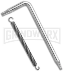 No Limit Knives Instigator Black OTF Automatic Knife - Two-Tone Drop Point Plain -Grindworx Shop No Limit Knives Instigator Black OTF Auto Modified Satin GX 38880 jr tools large