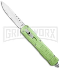 No Limit Knives Sapo OTF Automatic Knife Green - Satin Plain
