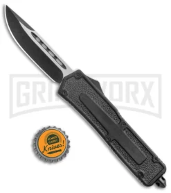 Rumble Heavy Duty Drop Point Black OTF Automatic Knife - Two Tone 9 Rumble Heavy Duty Drop Point Black OTF Automatic Knife - Two Tone -Grindworx Shop Rumble Heavy Duty CP Black OTF Auto TT GX 38647 jr bottlecap large