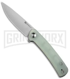 SENCUT Neches Natural G-10 Liner Lock Knife - Satin Plain
