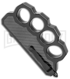 What The Knuck Knuckle Dagger D/A OTF Automatic Carbon Fiber -Two Tone Dagger 6 What The Knuck Knuckle Dagger D/A OTF Automatic Carbon Fiber -Two Tone Dagger -Grindworx Shop What the Knuck Knuckle Dagger DA OTF Auto CF TT Dagger GX 38921 jr side large