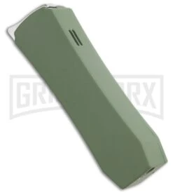 Mini D/A OTF Lighter OD Green Automatic Knife - Refillable Butane -Grindworx Shop abMini D A OTF Automatic Knife Lighter OD Green Satin Refillable Butane BHQ 33137 kr side large