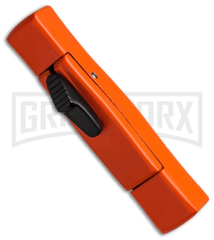 AKC Minion Concord Orange OTF Automatic Knife - Satin Plain 2 AKC Minion Concord Orange OTF Automatic Knife - Satin Plain - Image 2