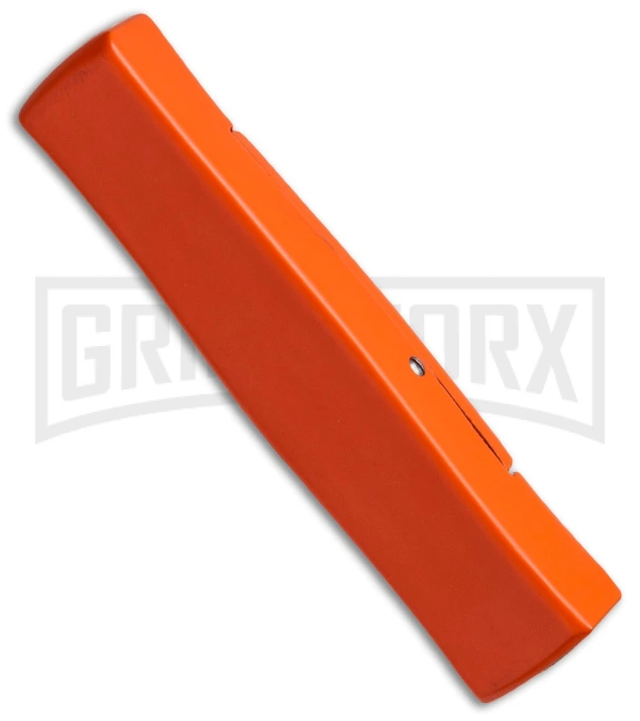 AKC Minion Concord Orange OTF Automatic Knife - Satin Plain 3 AKC Minion Concord Orange OTF Automatic Knife - Satin Plain - Image 3