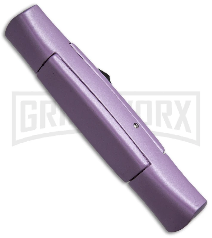 AKC 077 Purple OTF Automatic Knife - Black Flat 2 AKC 077 Purple OTF Automatic Knife - Black Flat - Image 2