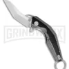 Artisan Cutlery Cobra Black/White G-10 Folding Knife - Bead Blast Plain