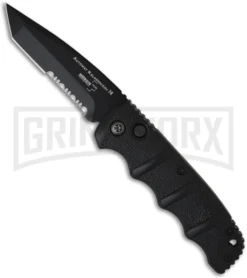 Boker Black Kalashnikov Automatic Knife - Black Serr Tanto