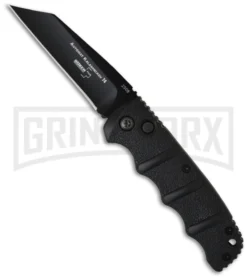 Boker Kalashnikov Black Automatic Knife - Wharncliffe Black Plain