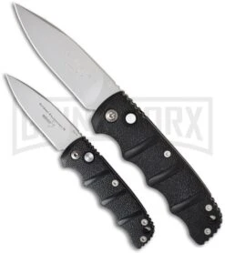 Boker Mini Kalashnikov Black Automatic Knife - Bead Blast Plain 9 Boker Mini Kalashnikov Black Automatic Knife - Bead Blast Plain -Grindworx Shop boker kalashnikov mini 01kals73 size comparison large