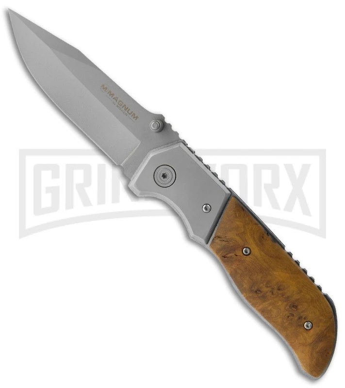 Boker Magnum Forest Ranger Folding Knife - Bead Blast Plain 1 Boker Magnum Forest Ranger Folding Knife - Bead Blast Plain