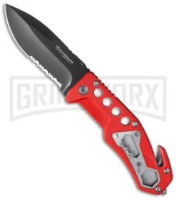 Boker Magnum Firefighter Folding Knife - Gray Plain
