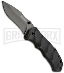 Boker Magnum Recurve Flash Folding Knife - Gray Plain