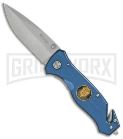 Boker Magnum To Serve & Protect L.E. Liner Lock Knife (4.75" Satin) 01MB365