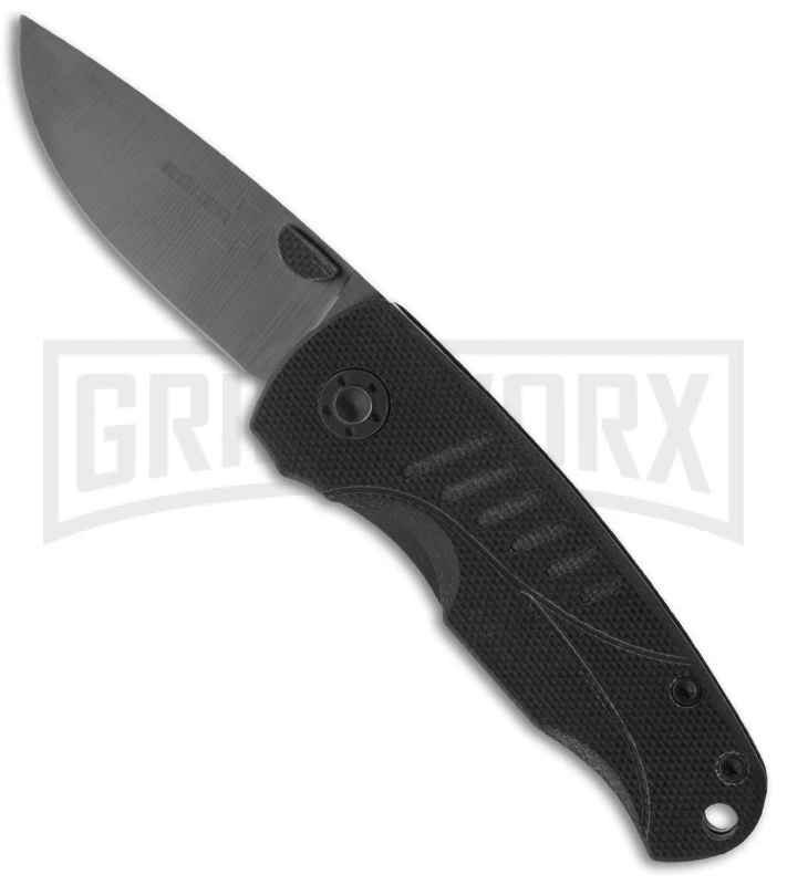 Boker Plus Ceramic Gamma Folding Knife - Black Plain 1 Boker Plus Ceramic Gamma Folding Knife - Black Plain