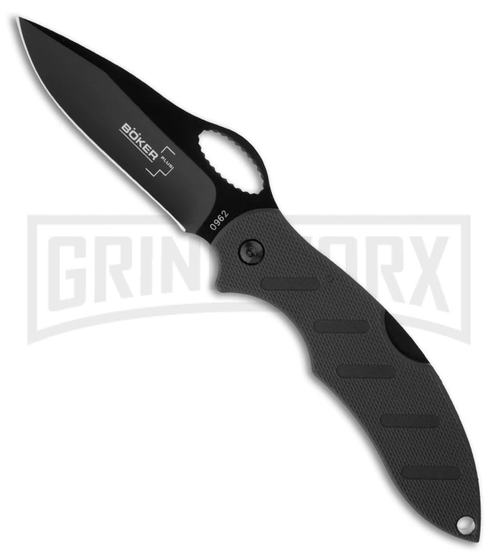Boker Plus TD Tactical Folding Knife - Black Plain 1 Boker Plus TD Tactical Folding Knife - Black Plain