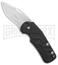 Boker Plus Worldwide Black Zytel Folding Knife - Satin Plain