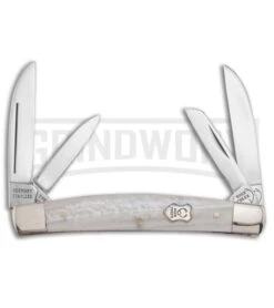 Buck Creek Little Bear & Bull Pocket Knife 3.625" Cracked Ice