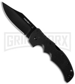 Cold Steel Recon I Clip Point Folding Knife - Black Plain