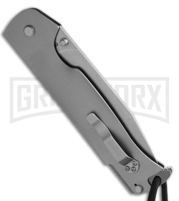 Cold Steel Pocket Bushman Folding Knife - Stonewash Plain 2 Cold Steel Pocket Bushman Folding Knife - Stonewash Plain - Image 2